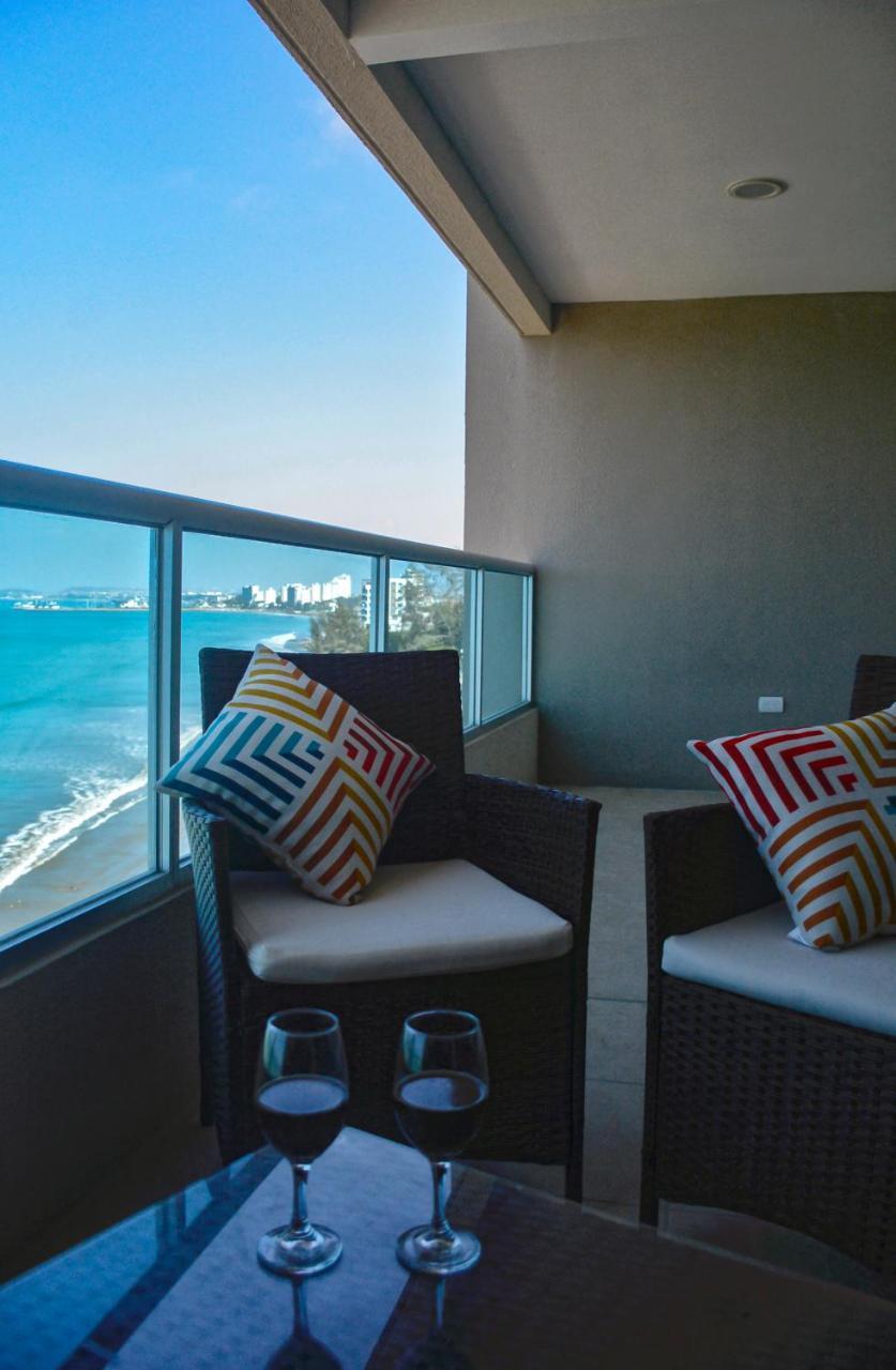 Apartament Lindo Departamento Al Pie De Playa Edificio Torre Oceanica Salinas  Zewnętrze zdjęcie