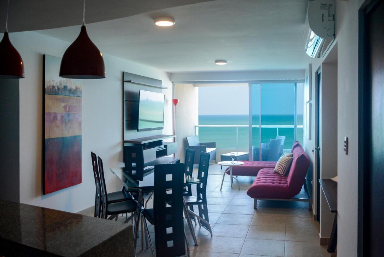 Apartament Lindo Departamento Al Pie De Playa Edificio Torre Oceanica Salinas  Zewnętrze zdjęcie