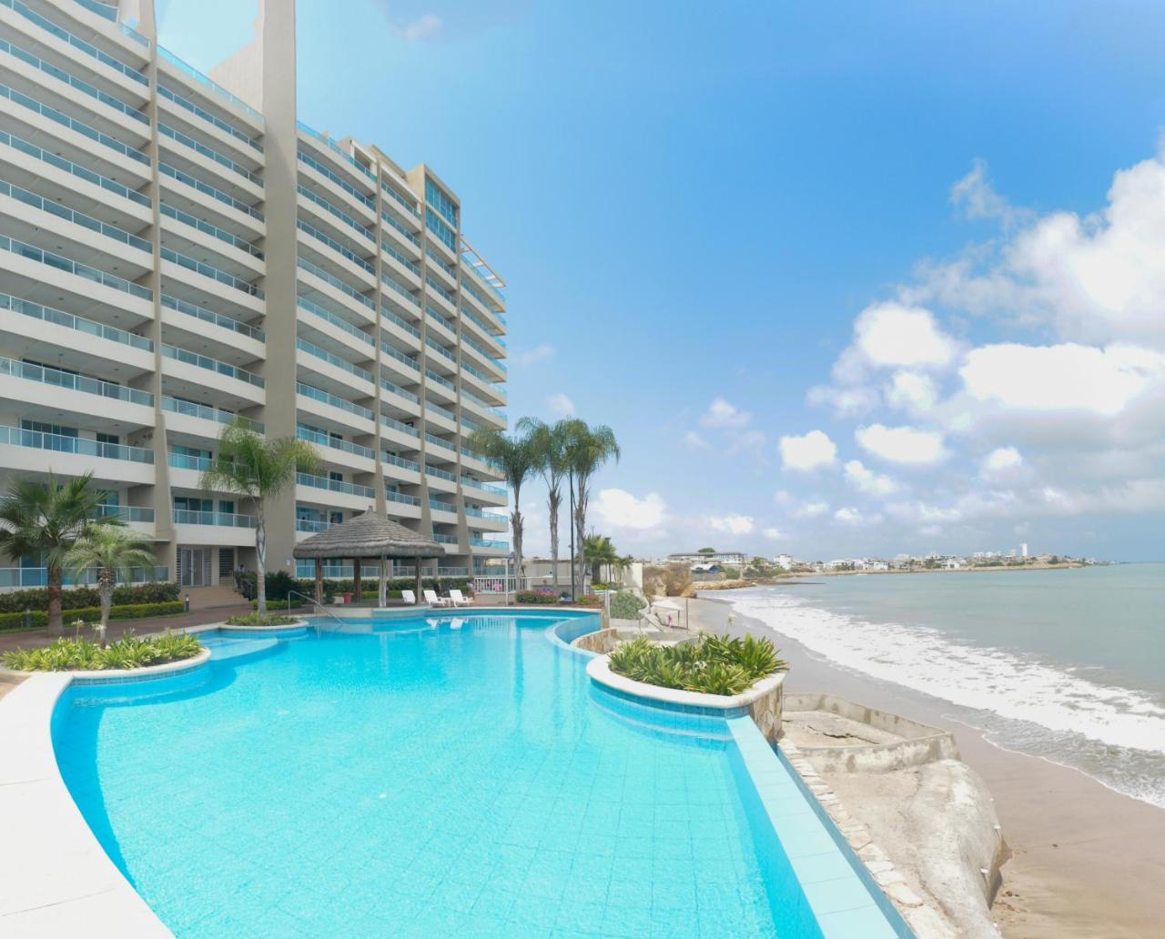 Apartament Lindo Departamento Al Pie De Playa Edificio Torre Oceanica Salinas  Zewnętrze zdjęcie