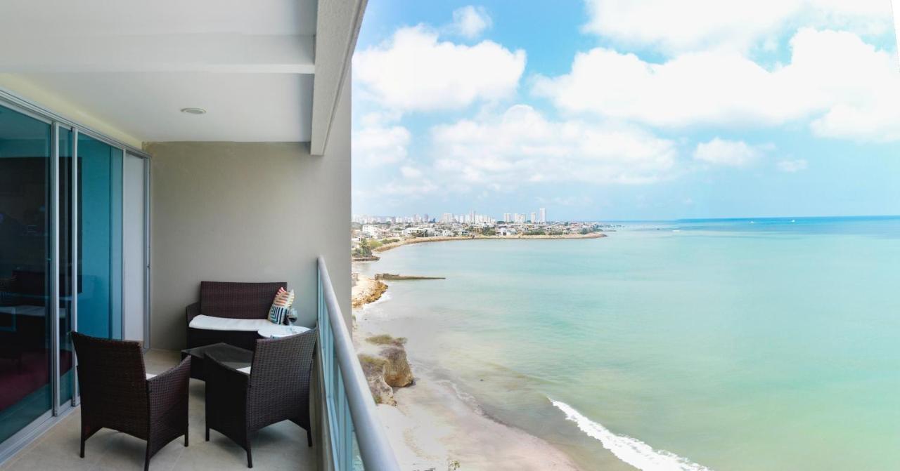 Apartament Lindo Departamento Al Pie De Playa Edificio Torre Oceanica Salinas  Zewnętrze zdjęcie