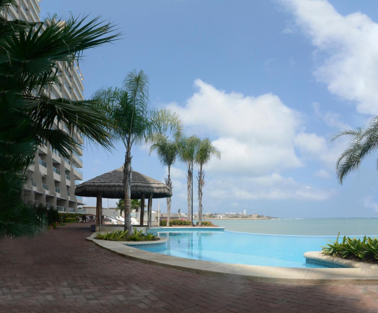 Apartament Lindo Departamento Al Pie De Playa Edificio Torre Oceanica Salinas  Zewnętrze zdjęcie