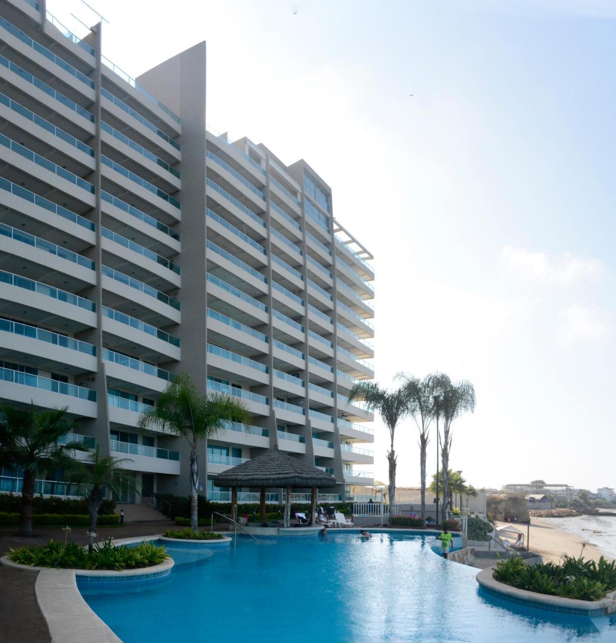 Apartament Lindo Departamento Al Pie De Playa Edificio Torre Oceanica Salinas  Zewnętrze zdjęcie